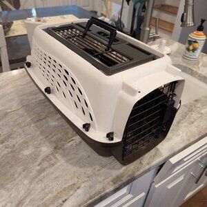 Small Dog or Cat Mobile Pet Kennel  with top and End Doors